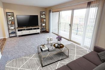 Living room view from top
